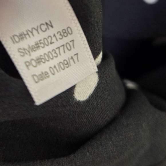 Kate Spade Polka Dot Ruffle Chemise Tank Top Black M - Picture 10 of 11